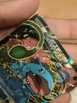 Pokemon TCG Venusaur EX Black Star Promo Full Art Holo Card XY123 - Image 4