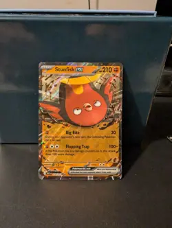 POKEMON TCG Ascended Heroes 114 Stunfisk ex Double Rare - Image 1