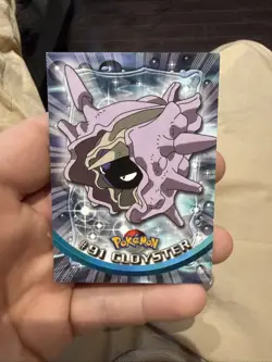 Topps Pokemon Series 2 TV Animation Edition Cloyster #91 Blue Label - Image 1