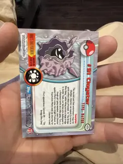 Topps Pokemon Series 2 TV Animation Edition Cloyster #91 Blue Label - Image 2