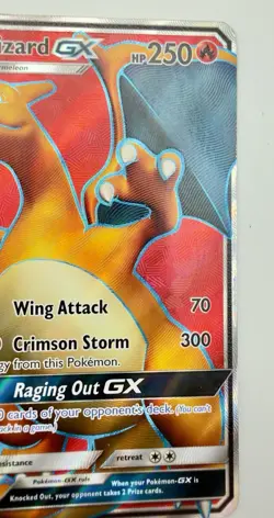 Pokemon TCG Charizard GX Black Star Promo SM60 2017 Card LP - Image 3