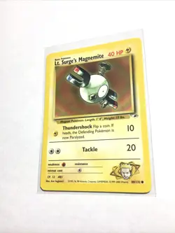 LT. SURGE'S MAGNEMITE - 80/132 - Gym Heroes - Pokemon Card - PL - Image 1