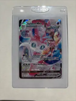 Pokemon TCG Sylveon VMAX Full Art Ultra Rare Holo Tg15/Tg30 NM - Image 1