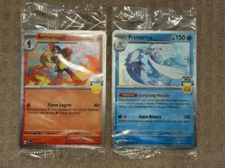 Pokemon Pitch Black, 30th Anniversary Promos SEALED-Set of 2-Primarina Armarouge - Image 1