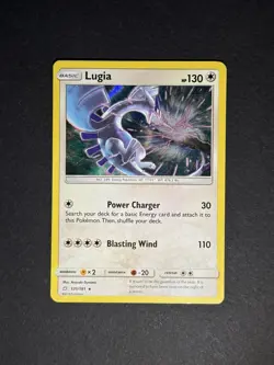 Pokemon TCG Lugia 131/181 SM Team Up Holo Rare NM - Image 1