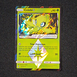 Pokemon TCG Lost Thunder Celebi Prism Star 19/214 Prism Rare Holo 90HP Eng - Image 1