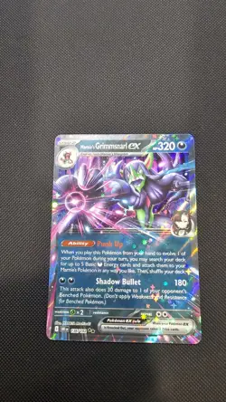 Marnie’s Grimmsnarl ex 136/182 Destined Rivals Double Rare Pokemon NM - Image 1