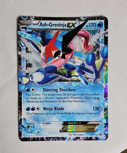 Ash-Greninja EX - XY133 Pokemon JUMBO CARD LP-MP - Image 1