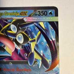 Mega Greninja ex 081 Holo Promo ME: Mega Evolution Promo Pokemon Near Mint - Image 3