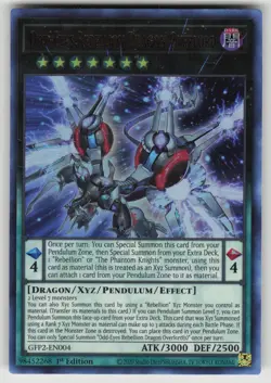 Odd-Eyes Rebellion Dragon Overlord GFP2-EN004 Ultra Rare Yu-Gi-Oh 1st Edition NM - Image 1