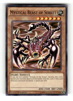 Mystical Beast of Serket DPRP-EN036 Rivals of the Pharaoh Yu-Gi-Oh 1st Ed NM - Image 1