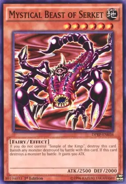 Mystical Beast of Serket DPRP-EN036 Rivals of the Pharaoh Yu-Gi-Oh 1st Ed NM - Image 3