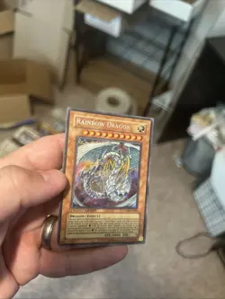 Foil Bleed Yugioh Rainbow Dragon CT04-EN005 Secret Rare - LP - Image 1