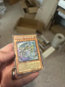 Foil Bleed Yugioh Rainbow Dragon CT04-EN005 Secret Rare - LP - Image 2