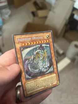 Foil Bleed Yugioh Rainbow Dragon CT04-EN005 Secret Rare - LP - Image 3