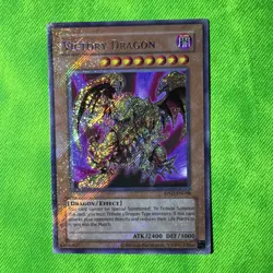 Yu-Gi-Oh! Victory Dragon RP02-EN098 Secret Rare Unlimited Near Mint FOIL BLEED - Image 3
