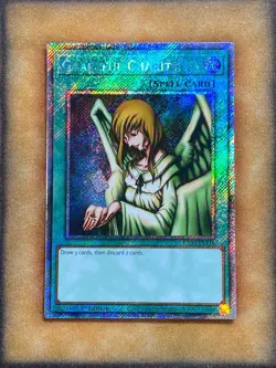 Yugioh Graceful Charity RA03-EN116 Platinum Secret Rare 1st Ed NM - Image 1