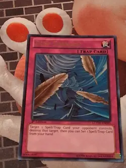 Yugioh Dust Tornado - LCYW-EN095 - 1st Edition Ultra Rare Lightly Played - Image 1