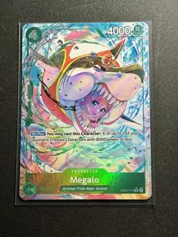 One Piece TCG Lot - Megalo EB04 Alt Art, Crocodile SEC SP, Arlong, Aramaki - Image 1