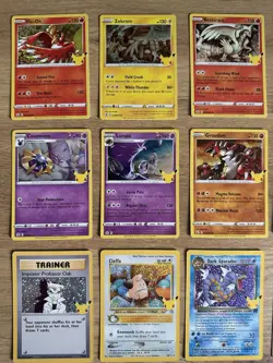 Pokemon TCG 25th Anniversary Holo Bundle Celebrations Edition X22 Cards - Image 3
