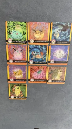 1999 Pokemon Artbox Action Flipz Premier Edition Cards - Image 2