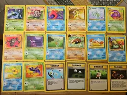 Pokemon TCG Fossil 18x Cards No Duplicates - Image 1