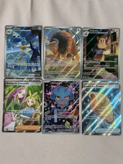 Pokemon TCG English Art Bundle Of 6 Cards Great Condition No Duplicates - Image 1