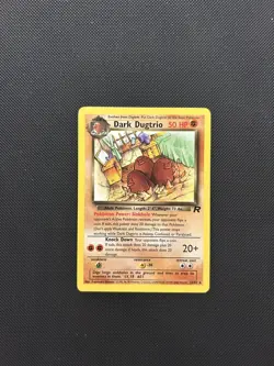 Dark Dugtrio 23/82 | Team Rocket | Non Holo Pokemon Card NM - Image 1