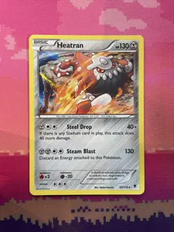 Pokemon Card Heatran Phantom Forces Holo Rare 63/119 Near Mint - Image 1