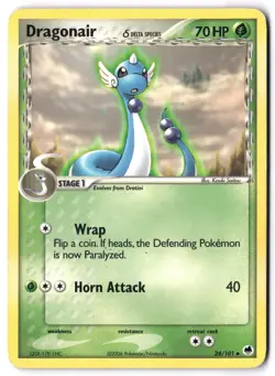 Pokemon Card - Dragonair 28/101 Uncommon - Dragon Frontiers - MP - Image 1