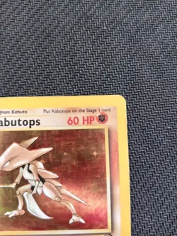 Pokemon TCG Kabutops 9/62 Fossil Holo Rare 1st Edition Pokemon Card - LP - Image 4