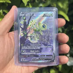 Pokemon TCG Card Celebi V 245/264 Fusion Strike Full Alternate Art Near Mint - Image 1