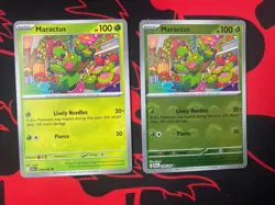 Maractus Black Bolt Common & Poke Ball Card 008/086 Pokemon TCG - Image 1
