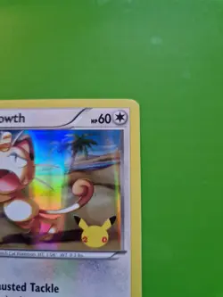 Pokemon TCG Meowth 53/83 Generations 20th Anniversary Promo Holo Card LP - Image 3