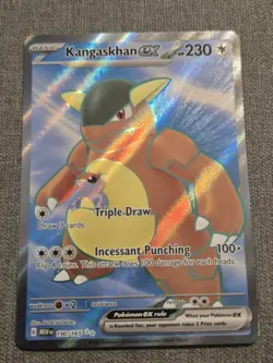 Pokemon TCG Kangaskhan EX Full Art Card 190/165 Scarlet & Violet 151 Series - Image 1