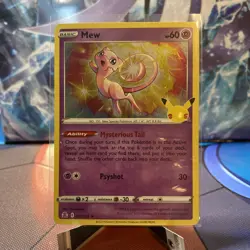 Mew 011/025 Pokemon TCG 25th Anniversary Holo Card - Image 1