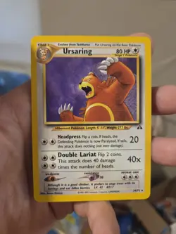 Ursaring - 34/75 - Pokemon Neo Discovery Unlimited Rare Card WOTC LP - Image 1