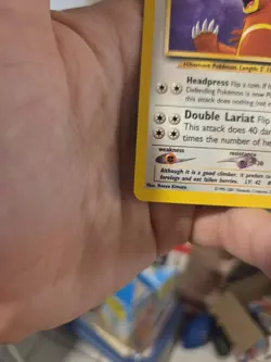Ursaring - 34/75 - Pokemon Neo Discovery Unlimited Rare Card WOTC LP - Image 2