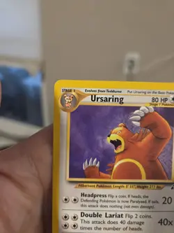 Ursaring - 34/75 - Pokemon Neo Discovery Unlimited Rare Card WOTC LP - Image 3