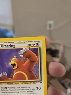 Ursaring - 34/75 - Pokemon Neo Discovery Unlimited Rare Card WOTC LP - Image 4