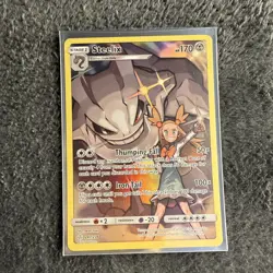 Steelix Cosmic Eclipse Full Art Holo Secret Rare Card 247/236 NM Condition - Image 1