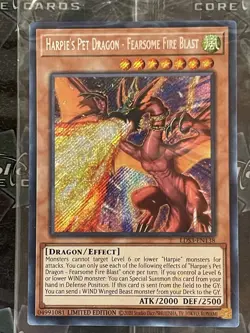 Harpie’s Pet Dragon - Fearsome Fire Blast LDS3-EN138 Limited Edition Secret Rare - Image 4