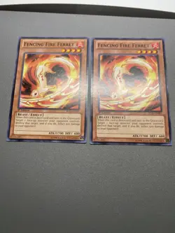 Yu-Gi-Oh! 2X Fencing Fire Ferret Common 1st Edition JOTL-EN097 MP - Image 1