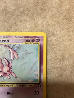 2001 Espeon 1/75 Neo Discovery Holo Rare WOTC Pokemon Card TCG - Image 5