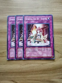 Yu-Gi-Oh! - Spiritual Fire Art - Kurenai 3X - Full Playset - Image 1