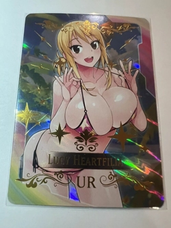 LUCY HEARTFILIA Fairy Tail UR Goddess Story Anime Waifu Card Foil Doujin ACG - Image 1