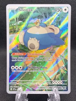 Pokemon TCG Snorlax 051 Scarlet Violet 151 Promo Card Near Mint Condition - Image 1