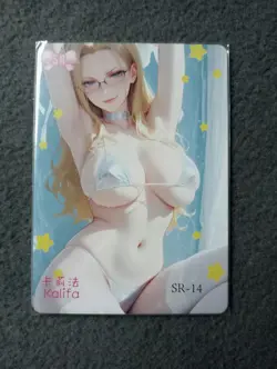 SR14 Kalifa GODDESS PARTY GODDESS STORY WAIFU ANIME CARD - Image 1