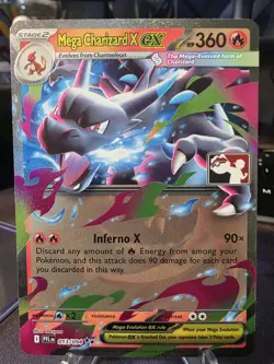 Mega Charizard X ex 013/094 Prize Pack Series Cards Holo - Image 1