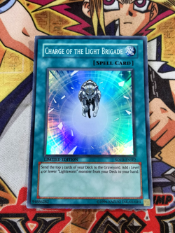 Charge of the Light Brigade sovr-ense2 Ltd Ed (VLP/LP) Super Rare Yu-Gi-Oh! - Image 1